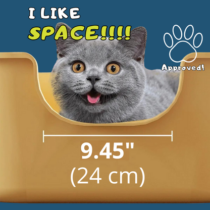 Large Semi-Enclosed Litter Box for Cats