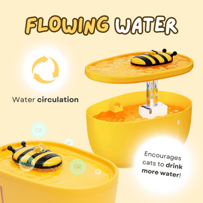 Bee Water Fountain for Cats